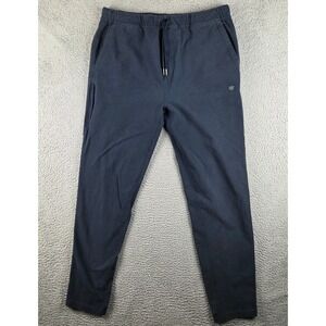 Mack Weldon Ace Sweatpant Men 2XLT Blue Tapered Stretch Jogger Gym Lounge